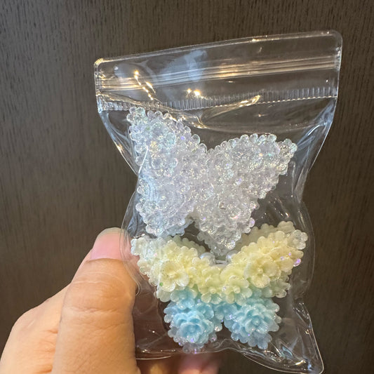 butterfly sugar beads