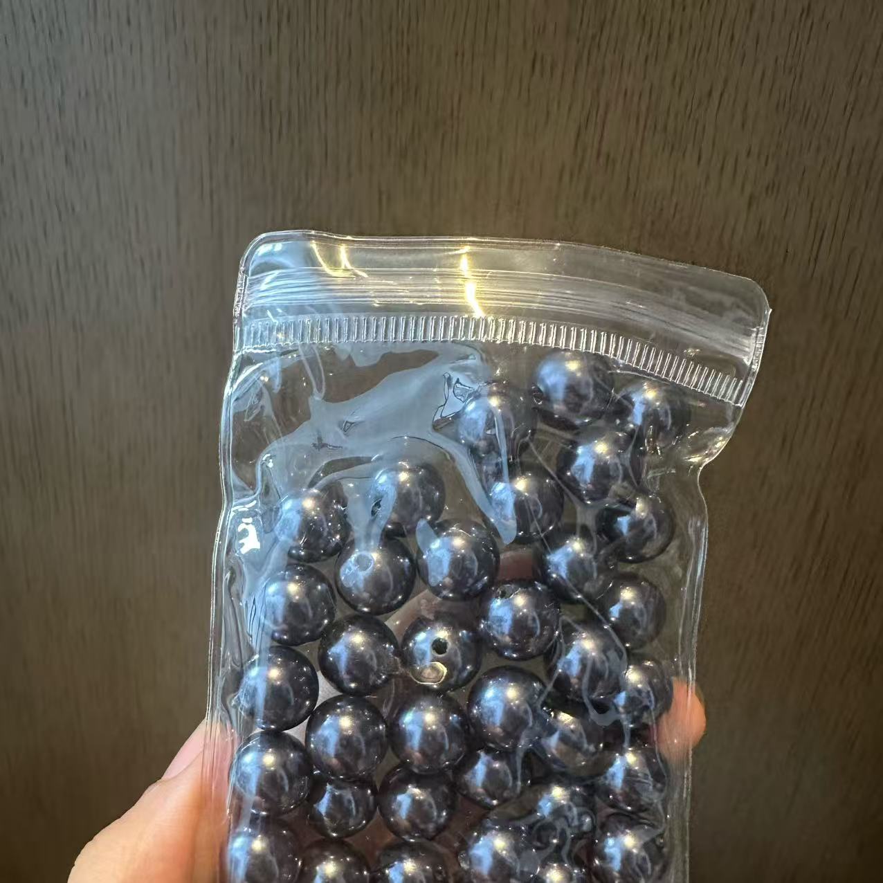 black pearl beads