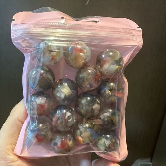 black jelly beads