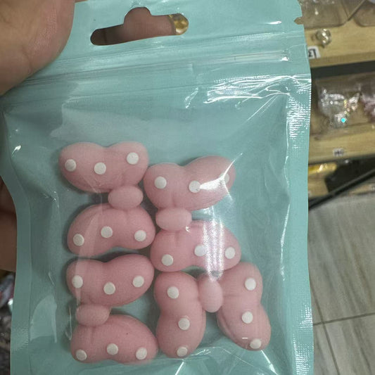 pink bow beads