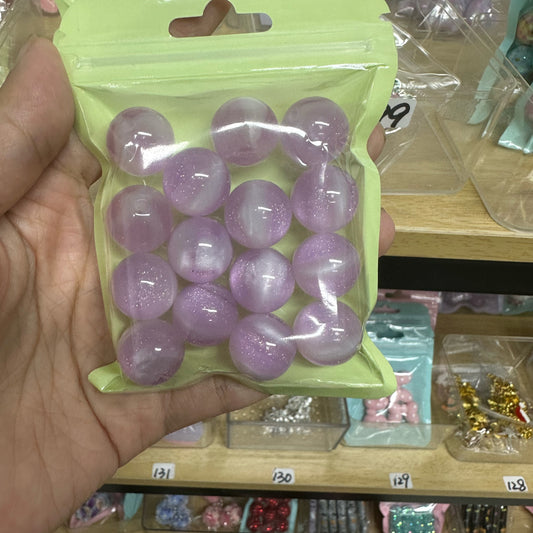 Purple cat's eyes