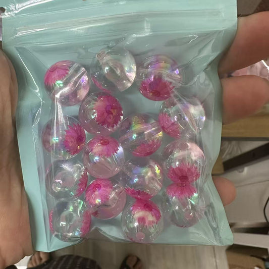 transparent crystal beads