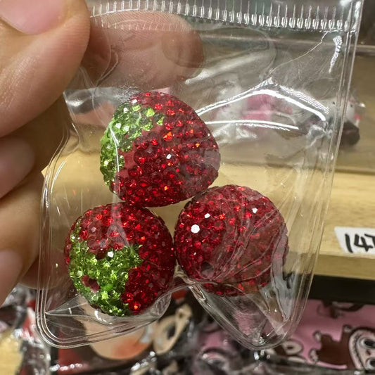 fancy strawberry beads