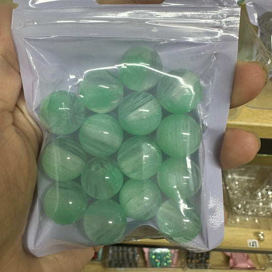 Green beads