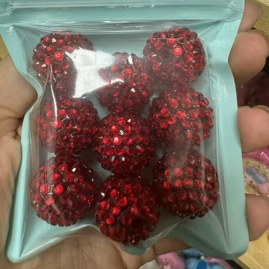 red rhinestone