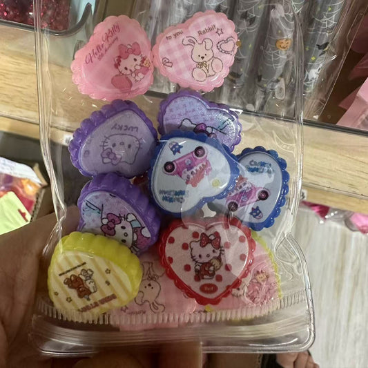 Sanrio heart shaped beads