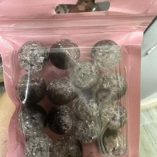 gray cracked beads