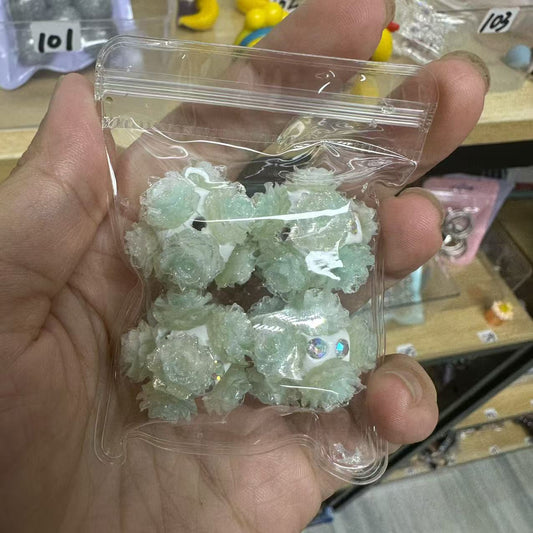 Four flower beads