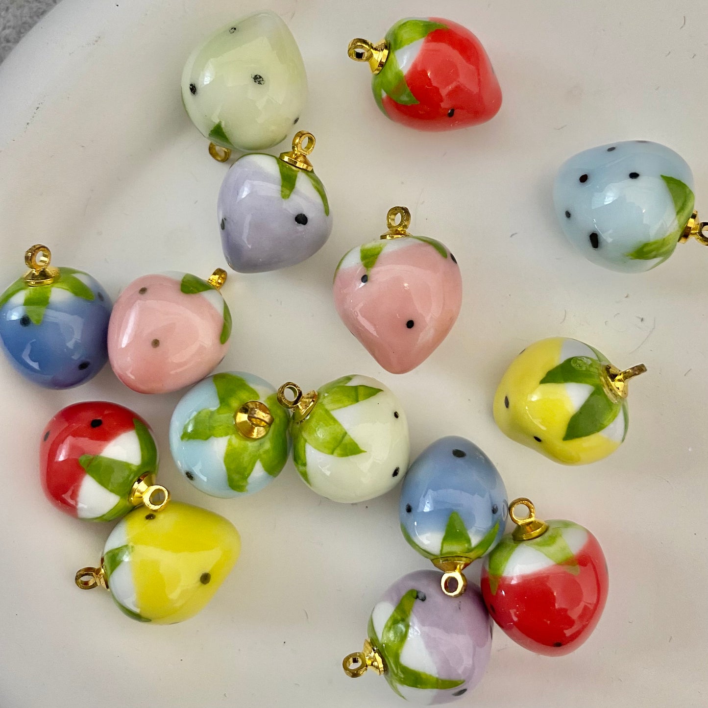 Strawberry beads